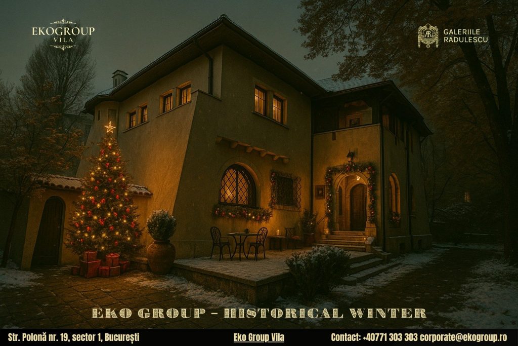 Poveste de Craciun: Magia Anilor ’30 Redescoperită la Fosta Casă Tătărăscu, Acum Eko Group Vila